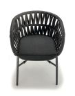 TAHITI armchair stackable with cushion