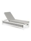 Lounger OTAVIO with pillow and castors