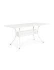 Vrtni pravokutni aluminijski stol IVREA 160x90