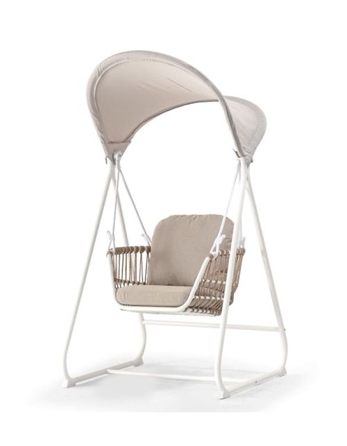 BARI rocking armchair with roof