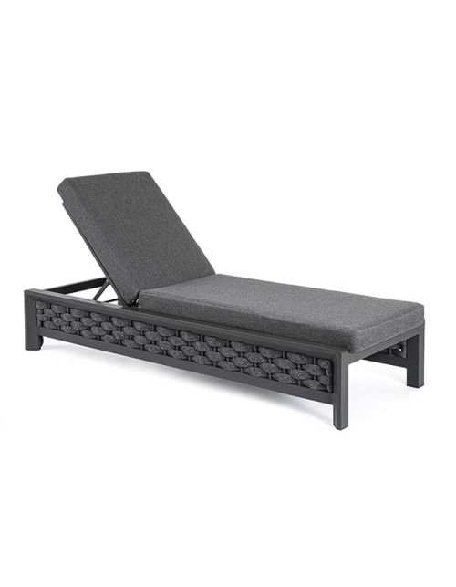 Lounger OTAVIO with pillow and castors