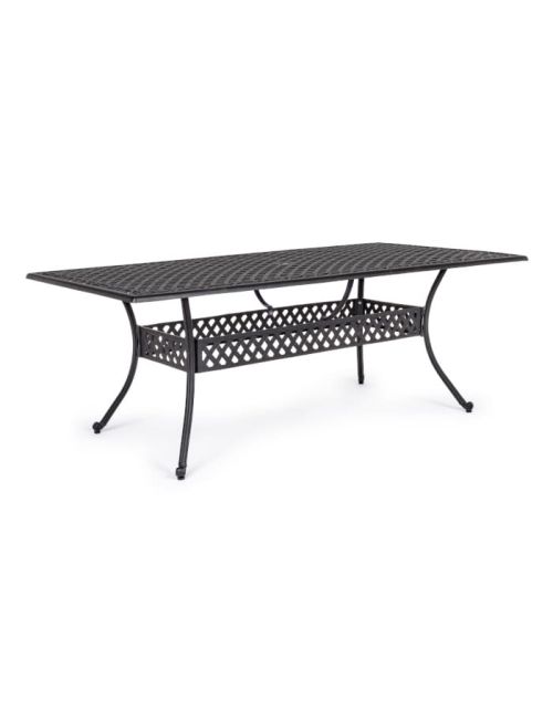 Tavolo da giardino rettangolare in alluminio IVREA 213x107