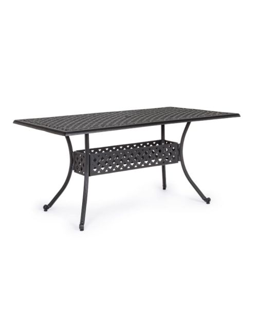 Vrtni pravokutni aluminijski stol IVREA 160x90