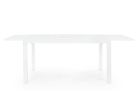 Extendable garden aluminum table HILDE 140-210 / 77