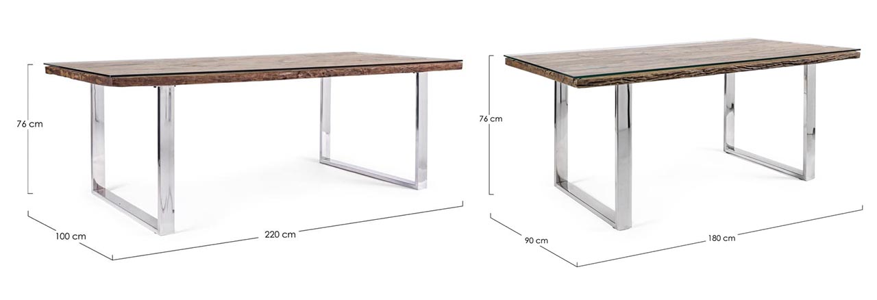 Dining table STANTON-0746511-QU1-dimensions